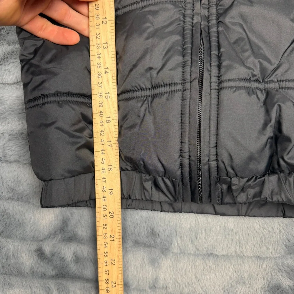 Jordan Kids Puffer Jacket Black White Jumpman Hooded Fleece Lined 9059 S 8-10
